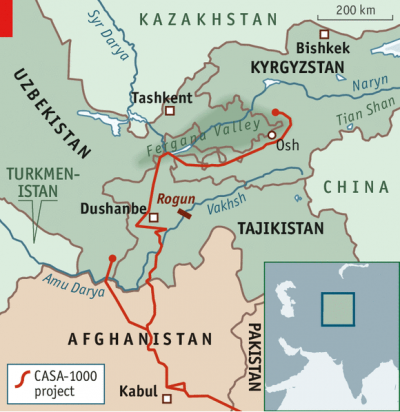 Авеста: Практическая реализация проекта CASA-1000 начнется в мае этого года